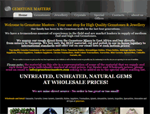 Tablet Screenshot of gemstonemasters.com